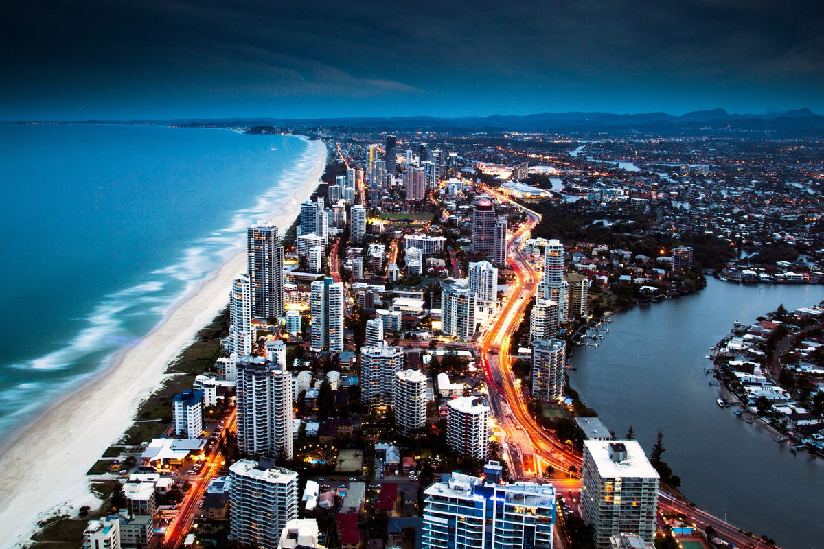 Australia Gold Coast Skyline 4X6 8X10