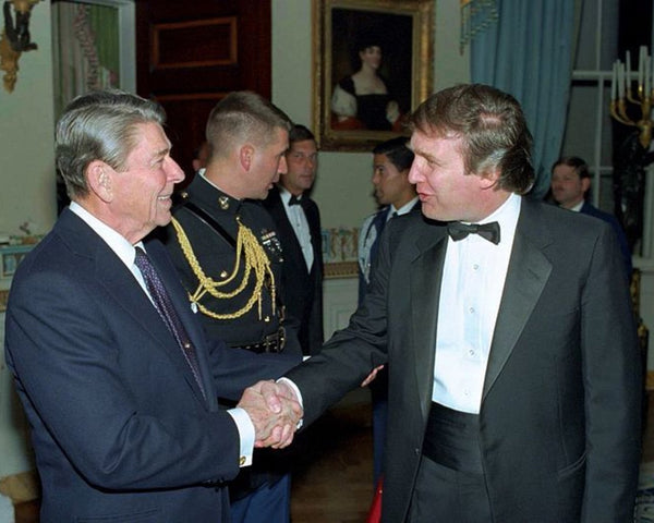 Donald Trump and Ronald Reagan 8X10