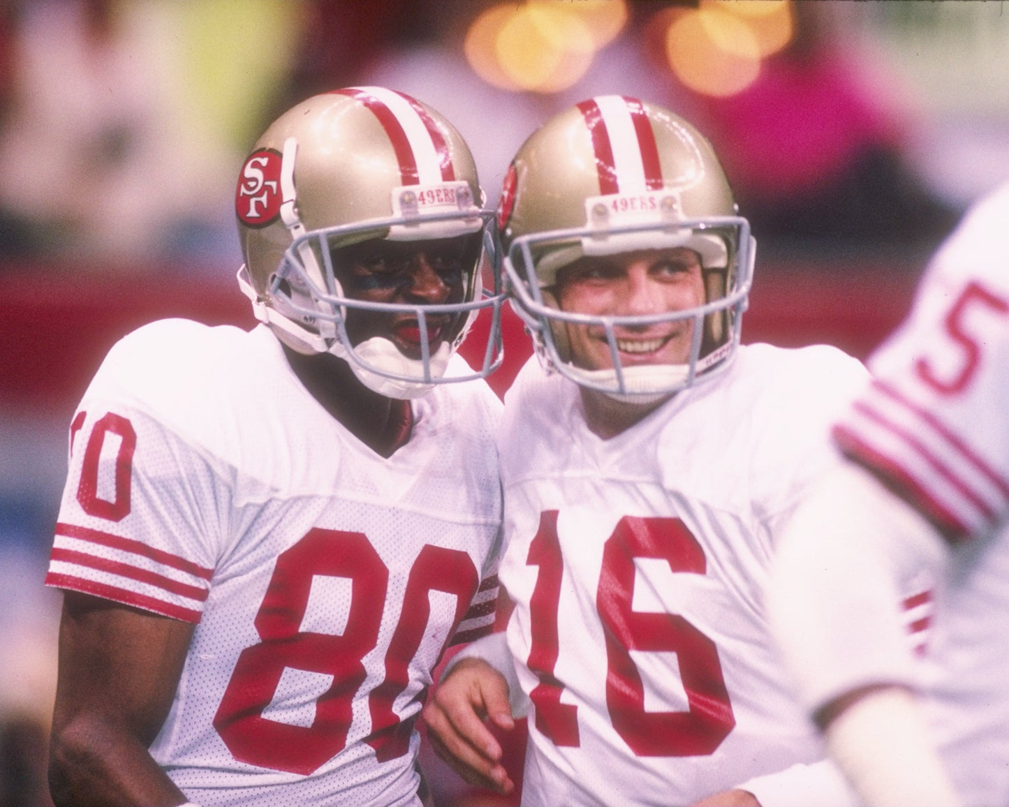 Jerry Rice and Joe Montana 8X10