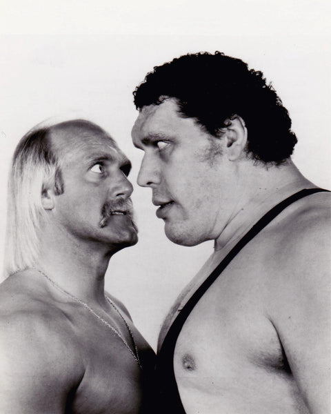 Andre The Giant and Hulk Hogan 8X10