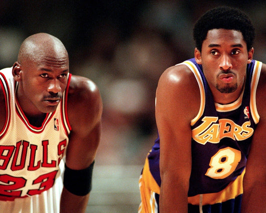 Michael Jordan and Kobe Bryant 8X10