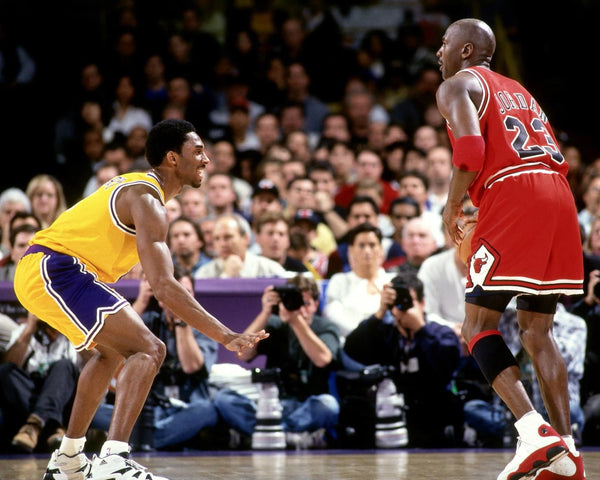 Michael Jordan and Kobe Bryant 8X10