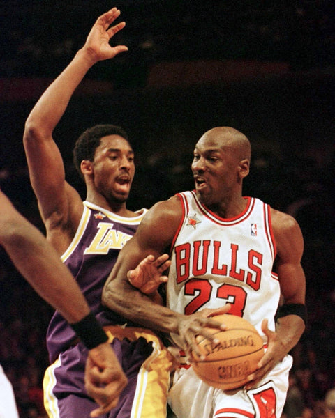 Michael Jordan and Kobe Bryant 8X10