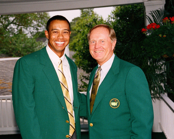 Tiger Woods and Jack Nicklaus 8X10